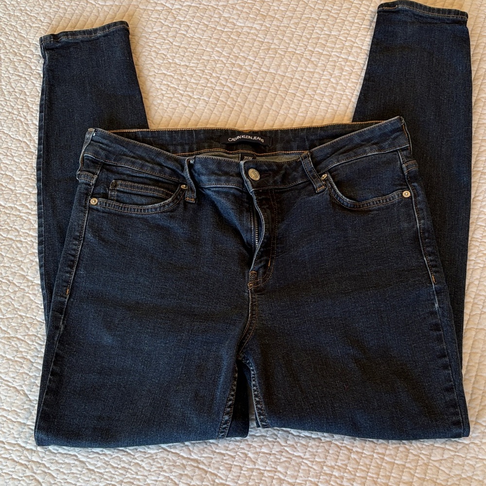 Calvin Klein Jeans Women's Dark Blue Skinny Jeans